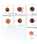  LINCOLN MEMORIAL Pennies coin U S Coins - 7 Assorted Pennies 1960D - 2008 - $6.51 CAD