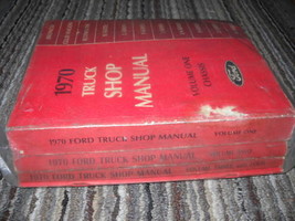 1970 Ford Camion BRONCO F-Series Service Atelier Réparation Manuel Set Usine OEM - £117.30 GBP