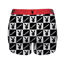 Playboy Checkers PSD Boy Shorts Underwear Multi-Color - £21.09 GBP