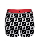 Playboy Checkers PSD Boy Shorts Underwear Multi-Color - £21.09 GBP