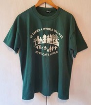 It Takes a Whole Village to Educate a Child Vintage Women&#39;s Graphic T-Shirt XL - £15.66 GBP