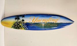 RARE Vintage Yuengling Surfboard Bar Sign Beach Scene Since 1829 Wooden ... - $3,595.87 MXN