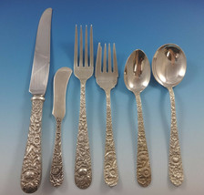 Repousse by Kirk Sterling Silver Flatware Set For 12 Service 89 Pieces - $136,498.55 MXN