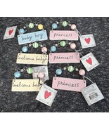 6 Dept 56 Sandra Magsamen Ornament Ceramic Gift Tags Plaque Welcome Baby... - $20.36 CAD