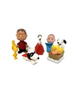 Peanuts Charlie Brown Happy Meal Toy Lot of 6 Snoopy, Linus, Woodstock, ... - €10,28 EUR