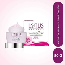 Low Cost Lotus Herbals Whiteglow Advanced Pink Glow Crème SPF 25 PA 50 gm - £26.23 GBP
