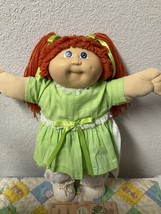 Vintage Cabbage Patch Kid Girl Hong Kong Red Hair Blue Eyes Head Mold #3... - $285.00