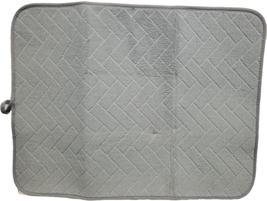 Kitchen Microfiber Quick Drying Mat, (18&quot;x 24&quot;) GREY RECTANGLES, Cuisina... - £13.97 GBP