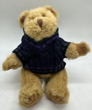 Retired RUSS Bear &quot;Bears From The Past&quot; #1790 w/ Navy Blue Sweater 7&quot; - $15.83