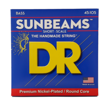 DR Strings SUNBEAM Bass Strings: Medium 45-105 Short Scale [SNMR-45] - $24.99