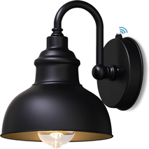 Dusk to Dawn Barn Gooseneck Light, Farmhouse Outdoor Wall Sconce, 1pc - $119.78