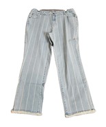 NWT Peace Love World Women&#39;s Plus Size Mia Striped Cropped Jean A344901 ... - $549.74 MXN