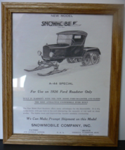 Framed Photo 1926 The Snowmobile Company, Incorporated Vintage Quality Kodak - £19.40 GBP