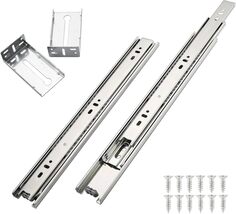 10 Inch Drawer Slides, Pack of 4 Set Full Extension, 46mm Height Side Mo... - $36.49