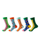 Anysox 5 Pairs One Size 5-11 Mixed Color Set Christmas Cotton Fashion - €25,55 EUR