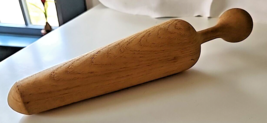Vintage Wooden Pestle Cone-Shaped Food Masher - £8.33 GBP