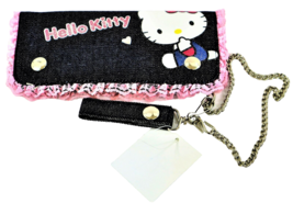 Hello Kitty Denim Wallet with Chain - $728.75 MXN