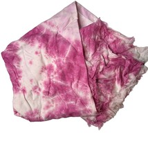 Steve Madden Women&#39;s Two-Tone Tie-Dyed Scarf Pink New - £14.50 GBP