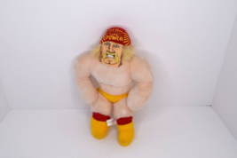 Vintage 1991 ACE Novelty Hulk Hogan Python Power Plush 12&quot; Stuffed Toy WWF - £14.11 GBP