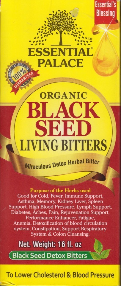 Essential Palace Organic Black Seed Living Bitters - 16 oz. - $26.48