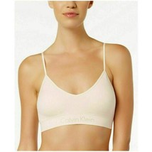 Calvin Klein Womens Seamless Bralette,1-Pack Size Small Color Cream - £35.10 GBP