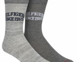 Tommy Hilfiger Men&#39;s 2-pk. Premium Blend Logo Socks Gray Heather Size  7-12 - £10.35 GBP