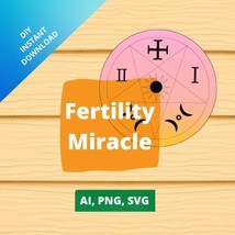 Fertility Miracle Custom Sigil Spell Art  Svg Png Ai 1 one dollar Niam3 - £5.53 GBP