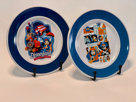 Set of 2 Disneyland Resort 60th Anniversary &quot;Disney Decades&quot; Plates - $24.00