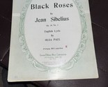&quot;Very Rare&quot;Jean Sibelius Black Roses Mcmxl - $7.92