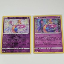 Cresselia 64/198 x2 Chilling Reign Holo Rare and Reverse Holo Foil NM Po... - $3.30