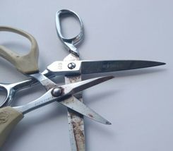 Vintage Scissors Singer 617 Germany & ARS Joyce Chen Japan image 8