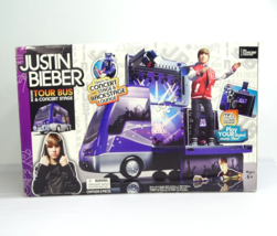 Justin Bieber Rockin&#39; Tour Bus Purple w/Stage Mirror Backstage MP3 Music New Y2K - £106.60 GBP