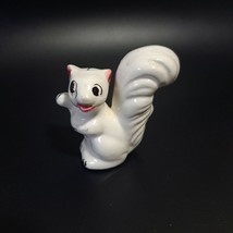 Vintage Ceramic Squirrel Japan Figurine White With Pink inner Ears - £13.41 GBP