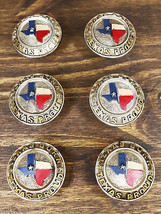 Set Of 6 Western Texan Map Texas Born And Proud Drawer Cabinet Furniture... - £24.26 GBP