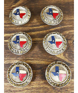Set Of 6 Western Texan Map Texas Born And Proud Drawer Cabinet Furniture... - £24.36 GBP