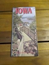 Vintage 1995 Iowa Transportation Map Brochure - £18.98 GBP