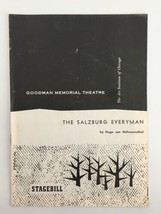1957 Stagebill The Goodman Theatre Donald Buka in The Salzburg Everyman - $18.95
