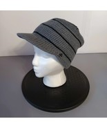 ADIDAS Brimmer Winter Knit Beanie Hat Cap Men One Size Gray w/Black Stripes - $218.24 MXN