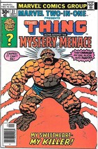 Marvel Two-In-One Comic Book #31 The Thing &amp; Mystery Menace Marvel 1977 FINE - £3.18 GBP