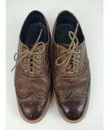 Cole Haan Men&#39;s Brown Leather Wingtip Casual Oxford Shoes C11824 US Size... - $54.25 CAD