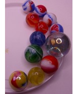  Vintage 12 Assorted Marbles &amp; 1 Shooter - $9.99