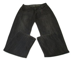 Calvin Klein Jeans Slim Straight Boys Size 16 30x31 Dark Blue Denim Rebel Zip - £9.56 GBP
