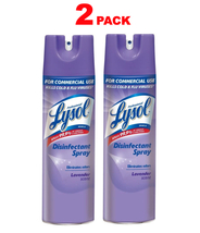 Lysol Disinfectant Spray kills 99% of viruses + Bacteria Lavender Scent (2 Pack) - $23.99
