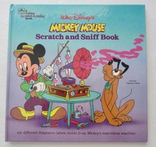 MICKEY MOUSE Scratch And Sniff Book ~ Walt Disney Vintage Childrens HB - £12.38 GBP