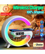 Multifunctional Wireless Charger Speaker Clock with 6 Light Modes - $41.13 CAD