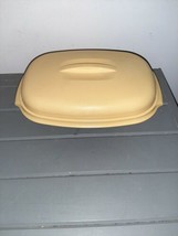 Vintage Tupperware Microwave Steamer 3 Piece Harvest Gold Yellow 1273 1274 1275 - £13.36 GBP