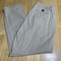 Vintage Polo Ralph Lauren Pants Mens 36x30 Beige Chino Cotton USA Made 9... - $21.91