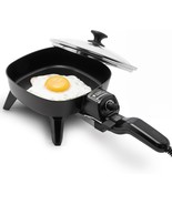 Elite Gourmet EFS-400 7' Non-Stick Electric Skillet Griddle Pan with Glass Lid - $39.97