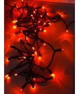 Orange Halloween Holiday String Lights 6&#39; Works - $13.86