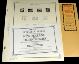 Scott 1979 New Zealand &amp; Dependencies Specialty Stamp Album Supplement #... - £7.71 GBP